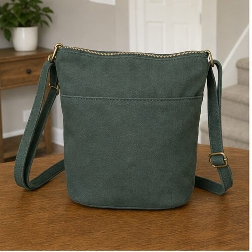 Navy Nylon Crossbody Bag